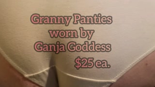 Twerking Granny Panties GanjaGoddess69 pawg solo female big ass big tits