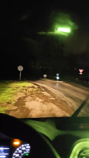 Big cumshot in my car on the side of a busy road
