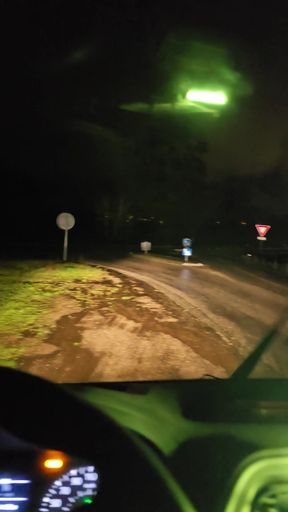 Big cumshot in my car on the side of a busy road