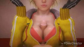 Hentai Spanish Beauty Cindy Aurum Smothers Thick Dick Between Perfect Breasts