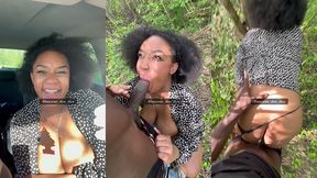 video exhib dans une foret !je me fais prendre comme une chienne dans une ...