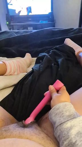 Almost Caught Cumming and Watching Porn While Roommates Party Next Door