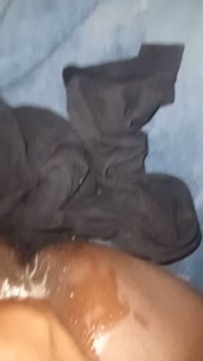 Fisting my huge teen pussy