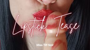 leaving my mark - lipstick fetish POV