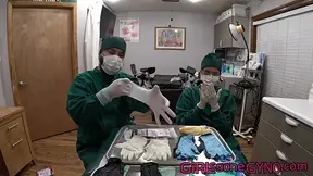 Doctor's Gloves Exam Turns Naughty in the Office