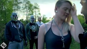 teen cum slut carly rae has her boyfriend take her to the woods to suck off perverted older guys while they fuck