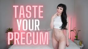 Taste Your Pre Cum CEI