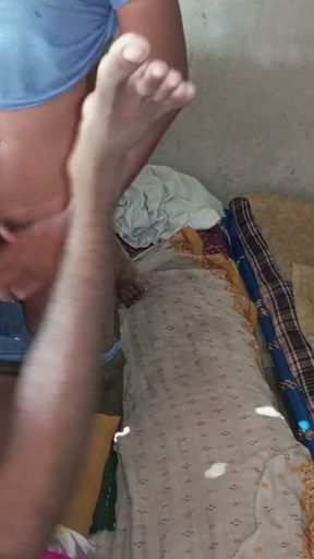 Indian Shemale - Pooja Bhabhi called her sister's boy home and fucked him in the ass   Clip 2