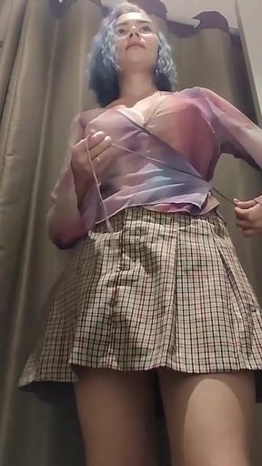 Must-see moment from &quot;Try On Haul transparent clothes at the mall. See thru clothes. Look at me in the fitting room&quot;