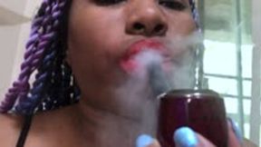 smoking - Submit to the Haze: MXDominion’s Divine Pipe Command, lips, mind fuck, female domination  4k