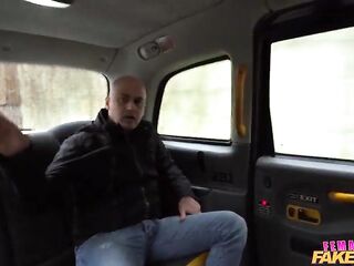 I love to screw MARRIED STUDS in my Taxi - Female Fake Taxi