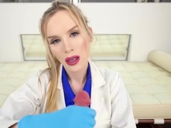 Roxy Cox - Doctor Treats Patient With Latex Handjob