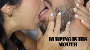 Burping in his mouth - Mr and Mrs C
