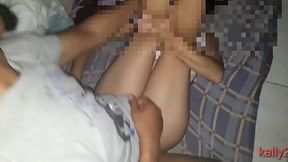 Kally's Gangbang Fantasy Fulfilled: MILF Takes Two Loads