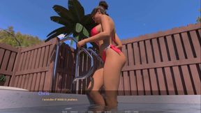 THE VISIT: Sexy lesbian show in the spa ep.24
