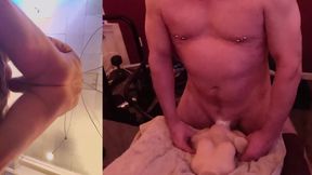 Fucking My Toy with Two Angles at the Same Time!