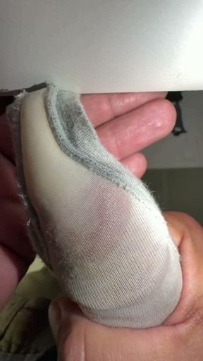 She left her wet panties for me and asked kindly to fill out with cum