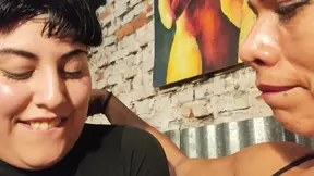 Country Lesbians get it on in the lost village
