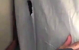 Glory Hole Suck with a Crossdresser Twist