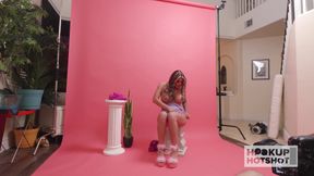 Bts - Dirty MILF Lolly Dames Shows off Her Big Tits and Thick Ass!