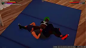 Lacey Punk VS Saniah (Naked Fighter 3D)