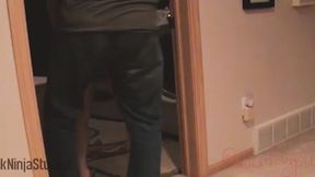 [cock ninja studios] step brother gets step sister to fuck in laundry room