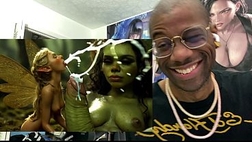 Delicious Big Breast Short Stack Cum Shooting Goblins Getting Their Wet Cocks Fucked And Deepthroated, AI Generated