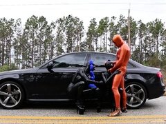 Latex outdoor sex