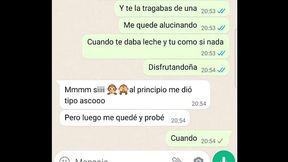 Hablando con mi novia de nuestras cojidas parte 2