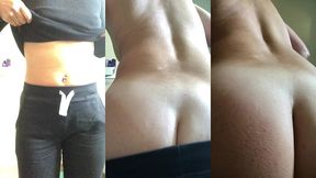 je me deshabille pour une bonne douche