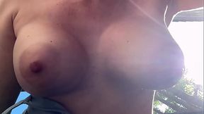 Big Tits Milf Artemisia Love Hot Big Boobs Bouncing Bottom POV outdoor Sesh