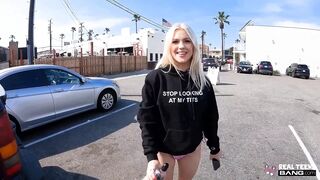 Real 18 Yo - Filthy Blonde 19 Year Old Jazlyn Ray Rides A Long Dick