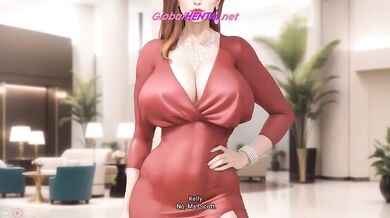 A Five-Star Hotel Receptionist Gets Her Pussy Fucked By A Horny Housekeeper In This Softcore Hentai Gameplay