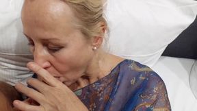 Amateur Blonde Mature Wife Enjoys Sex After Walk