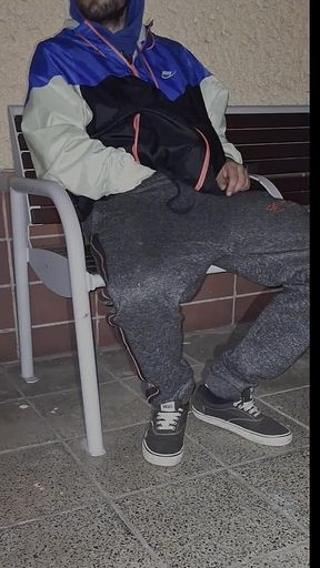 Waiting on Train on Station