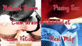 French COUGAR Axell takes it all in her ass and pisses on cam