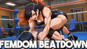 Mixed Wrestling Destruction - Goddess Rika Completely Owns You On The Mat