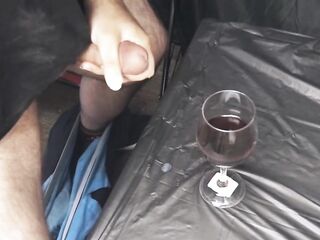 Cumming in a wine glass part 2 ~ LoadsMalone