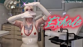 Latex Nurse Naomi's POV inhale anal Fissting English