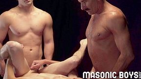MasonicBoys - Mitch Cox and Rick Fantana humiliate & bareback twink