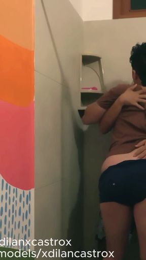 Cruising Fucking Twink Asshole in the Pool Bath