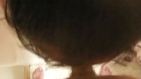 BBW Rides Dildo and gets a mouthfull