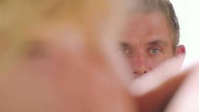 ”Blonde Girlfriend Brings VIXEN Naomi Swann home to Ride her Man”