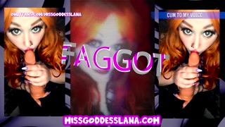 Jerk and cum as I call you a faggot FULL VERSION