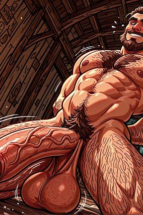 White and Black Men Showing Massive Cocks