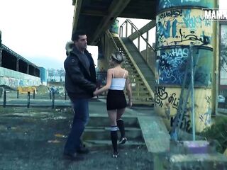Small Punk Bitch Risky Outdoor Bang With Spanish Dude - MAMACITAZ