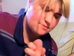 Unga svenska (svensk) tjej suger Svensk gubbe (ansiktet)