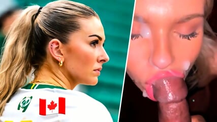 BBC meets Beautiful Volleyball Girl