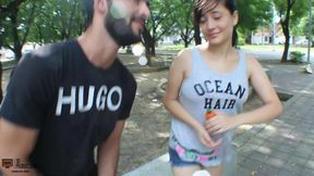 My neighbor offers to give me water in his house until he fucks my delicious pussy CUM-BOCA HL