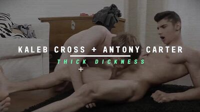 Boyfun - Kaleb Cross Fucks Antony Carter With His Monster Thick Cock